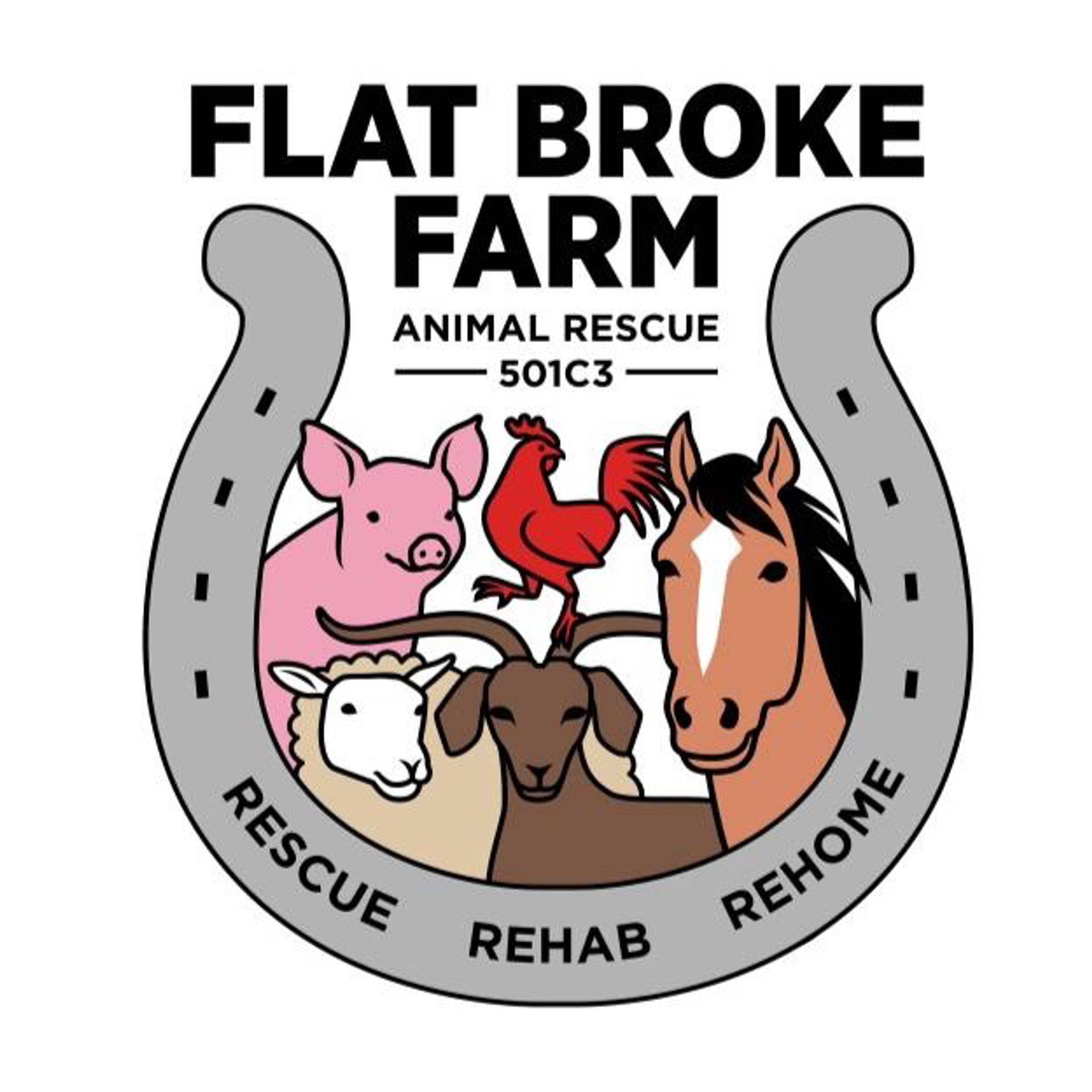Flat Broke Farm Logo Flat Broke Farm Logo